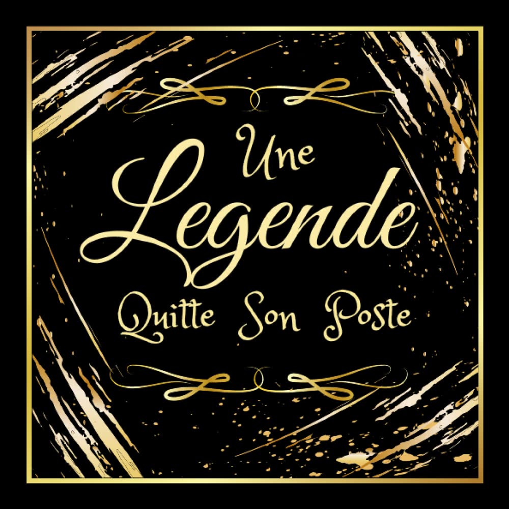 Une Légende Quitte Son Poste: livre d'or depart collegue travail,à personnaliser des photos et messages,souvenir d’aurevoir pour un collègue ou chef Partnership & Love