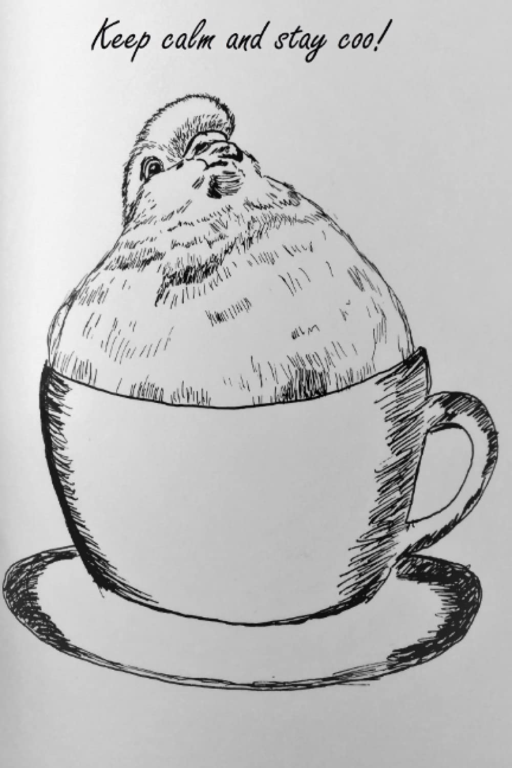 | Keep calm and stay coo | Mindfulness journal: pigeon journal | 6x9 inches | 120 pages with writing prompts | pigeon dove minimalist drawing | diary | bird journal | boho | notebook| pigeon in a cup Books