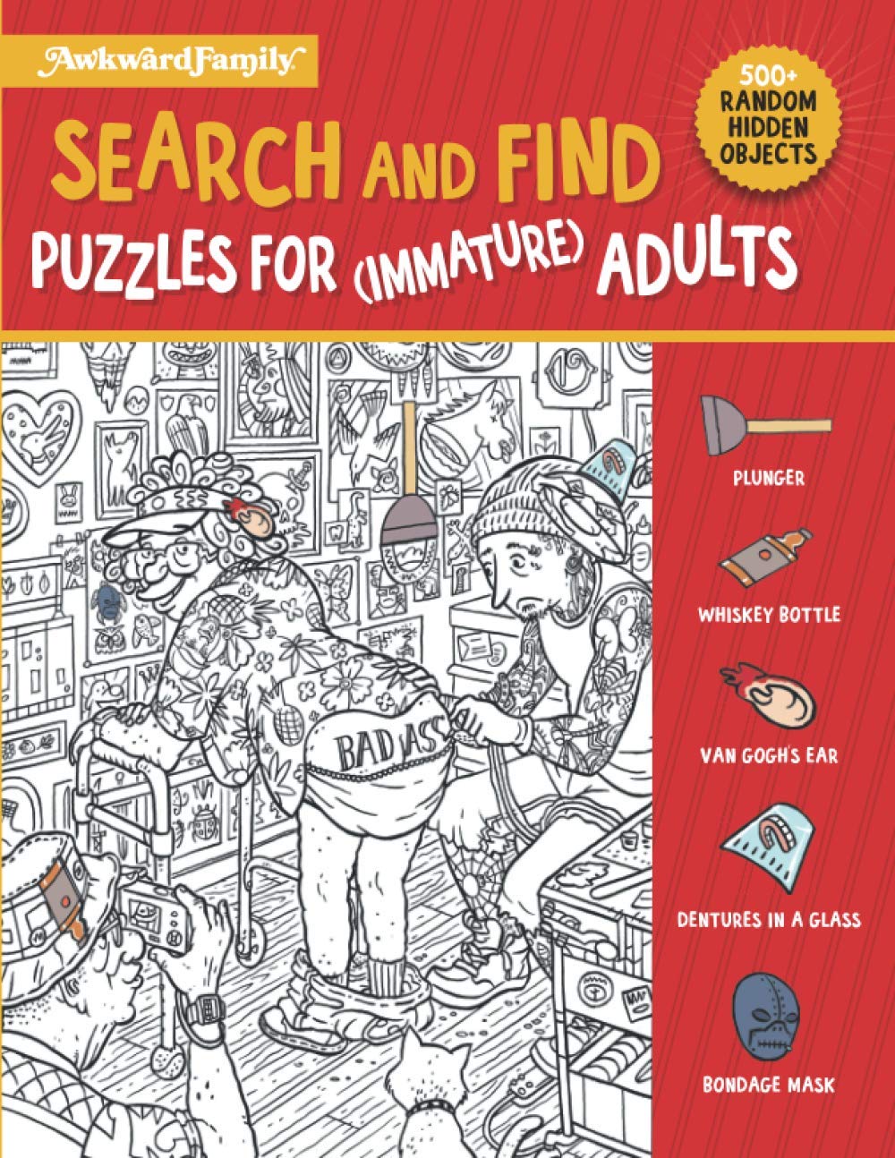 Search and Find Puzzle Book For (Immature) Adults Leisure & Fun