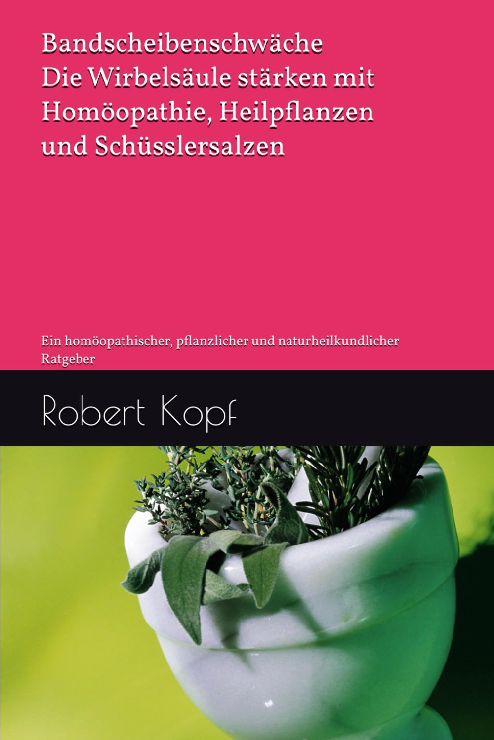 Bandscheibenschwäche - Die Wirbelsäule stärken mit Homöopathie, Heilpflanzen und Schüsslersalzen: Ein homöopathischer, pflanzlicher und naturheilkundlicher Ratgeber Health, Nutrition & Fitness