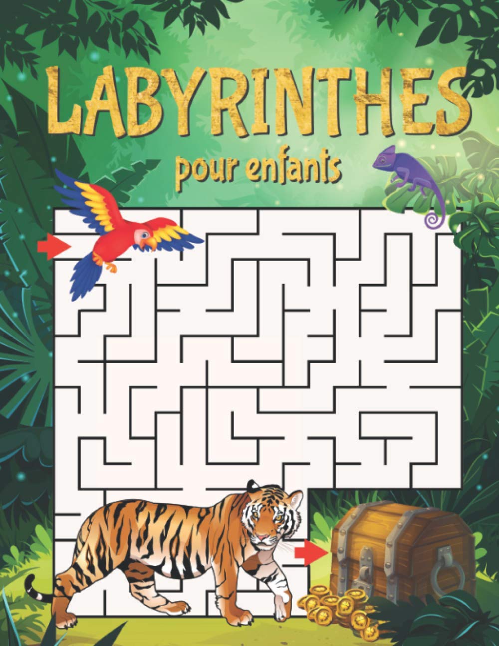 Labyrinthes pour Enfants: Livre Labyrinthes avec 40 Puzzles Labyrinthes Éducatifs et Amusants Pour les Enfants de Plus de 5 Ans Tiptoi & Games