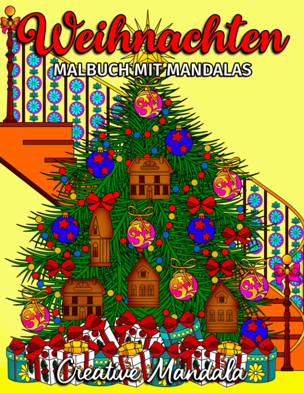 Weihnachten - Malbuch mit Mandalas: Weihnachtsbuch mit Mandalas zum Ausmalen. Malbuch für Erwachsene Anti-Stress Film, Art & Culture