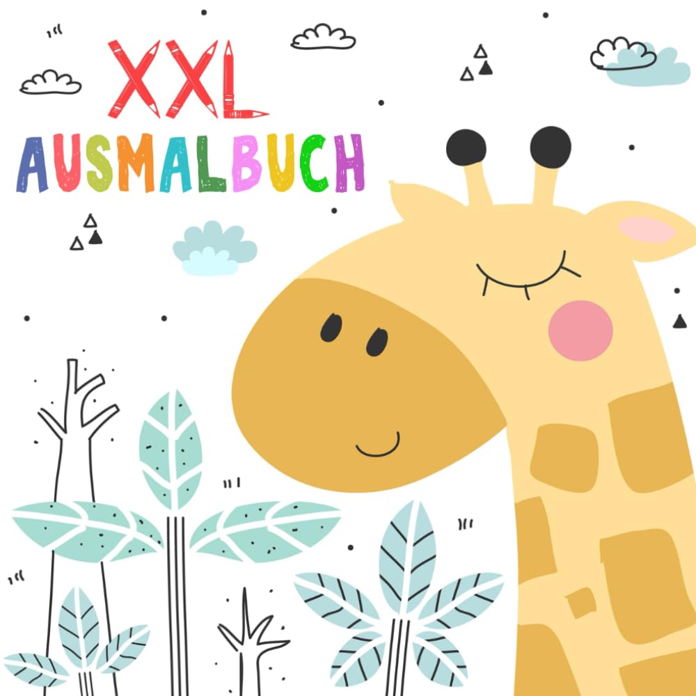 Kinder Ausmalbuch ab 2 Jahre: XXL Kritzelmalbuch mit tollen Motiven zum Ausmalen und Kritzeln für kreative Mädchen und Jungen Computer Science