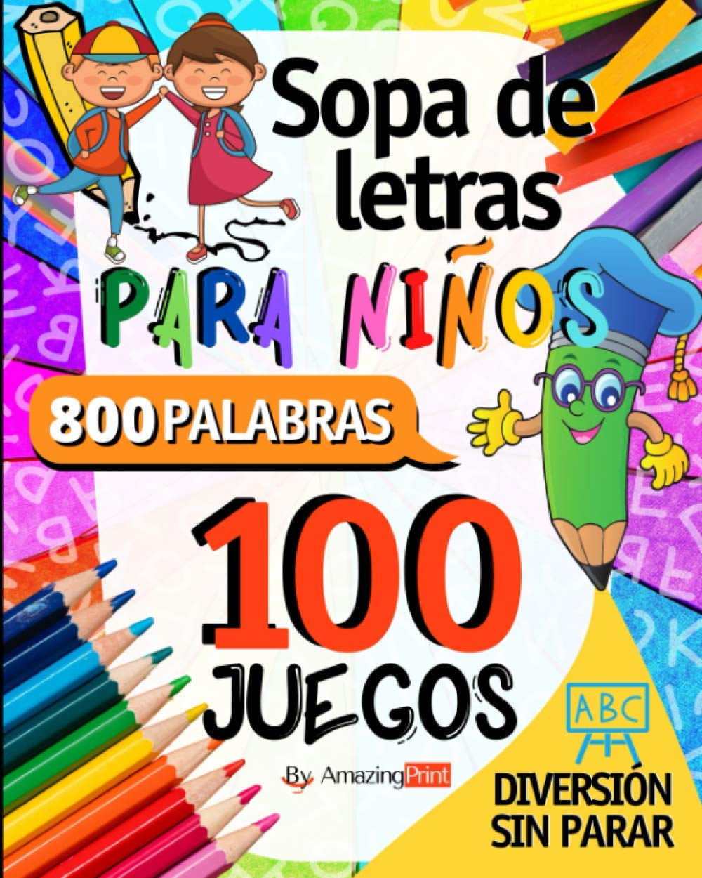 Sopa de Letras para Niños: 100 Juegos con diversion sin parar Tiptoi & Games