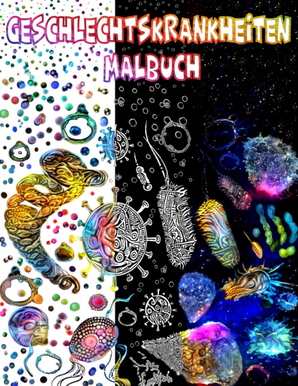 Geschlechtskrankheiten Malbuch: Lustig Geschlechtskrankheiten Ausmalen Hobbies & Crafts