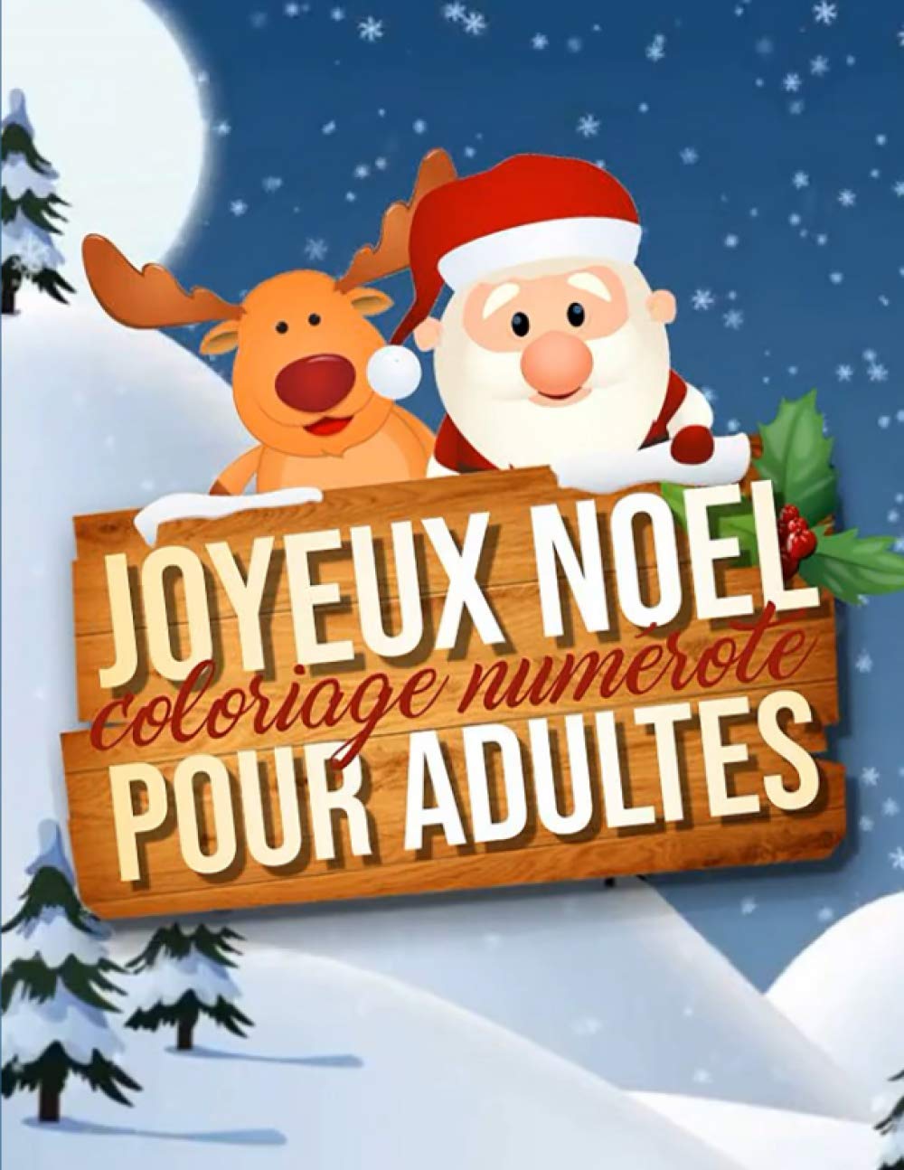 Joyeux Noël Coloriage Numéroté pour Adultes: Coloriage magique mystère adultes numéroté art thérapie Religion & Esotericism