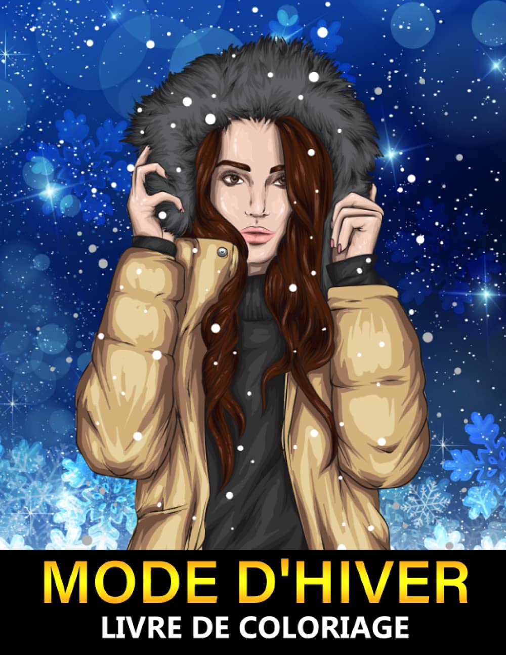 Mode d'hiver Livre de Coloriage: Dessins de fashion à colorier pour adolescent et adultes - Idée cadeau pour femmes book