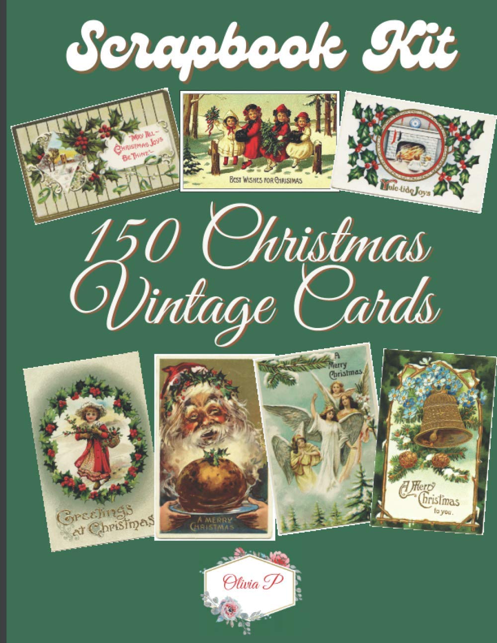 Scrapbook Kit - 150 Vintage Christmas Cards: Ephera Elements for Decoupage, Notebooks, Journaling or Scrapbooks. VintageX-Mas Images - Things to Cut Out and Collage Hobbies & Crafts