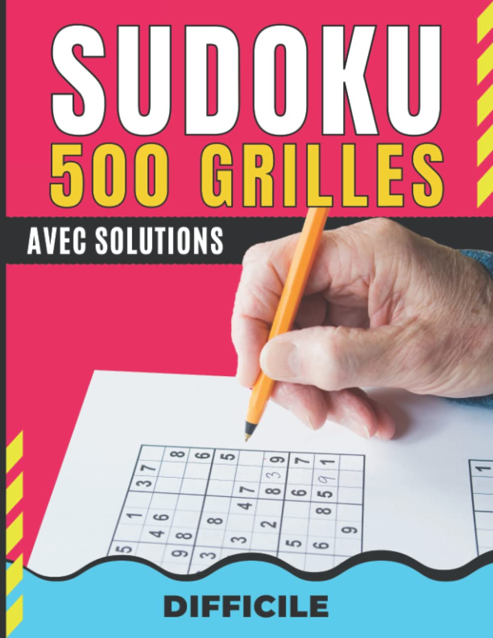 500 Grilles Sudoku - Difficile: Livre de Sudoku pour Enfants et Adultes, Grand format, Gros caractères avec Solutions book