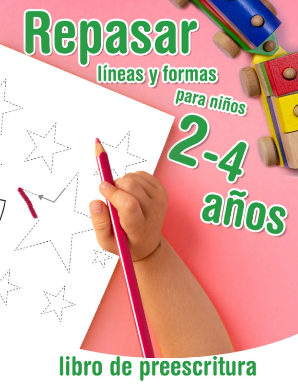 Repasar lineas y formas - libro de preescritura para niños 2-4 años: Libro de actividades infantiles - para los más pequeños que empiezan a aprender a ... el lápiz y dibujar formas (Grafomotricidad) Non-fiction