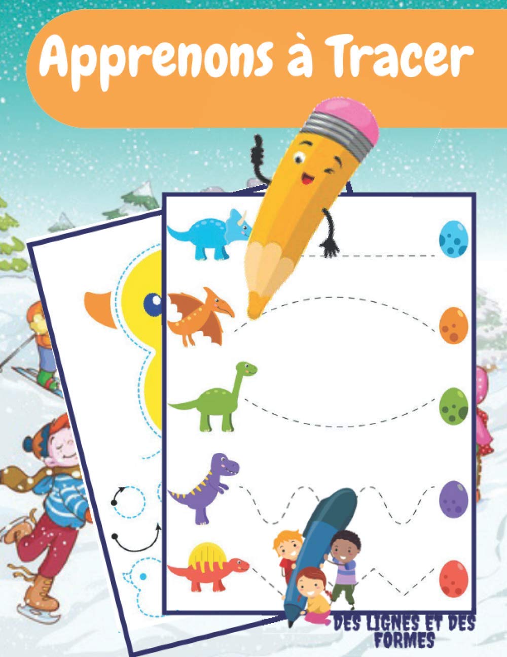 Apprenons à Tracer des Lignes et des Formes: Apprenez à dessiner des lignes et des formes avec le stylo | Activités d'apprentissage pour les jeunes ... à la maternelle (livres préscolaires) book