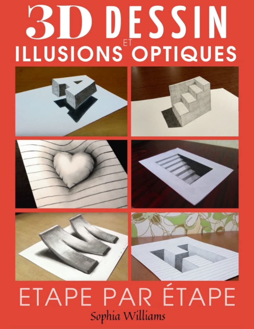 Dessin 3d et illusions optiques: Comment dessiner des illusions d'optique et de l'art 3D étape par étape Guide pour enfants, adolescents et étudiants Livre 1 Non-fiction