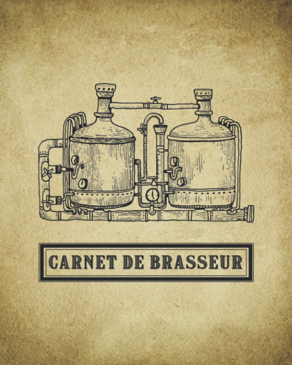 Carnet de brasseur | Cahier pour brasseurs et brasserie | 157 pages: 50 fiches de brassage à remplir pour noter vos recettes de bières artisanales Cooking & Enjoying