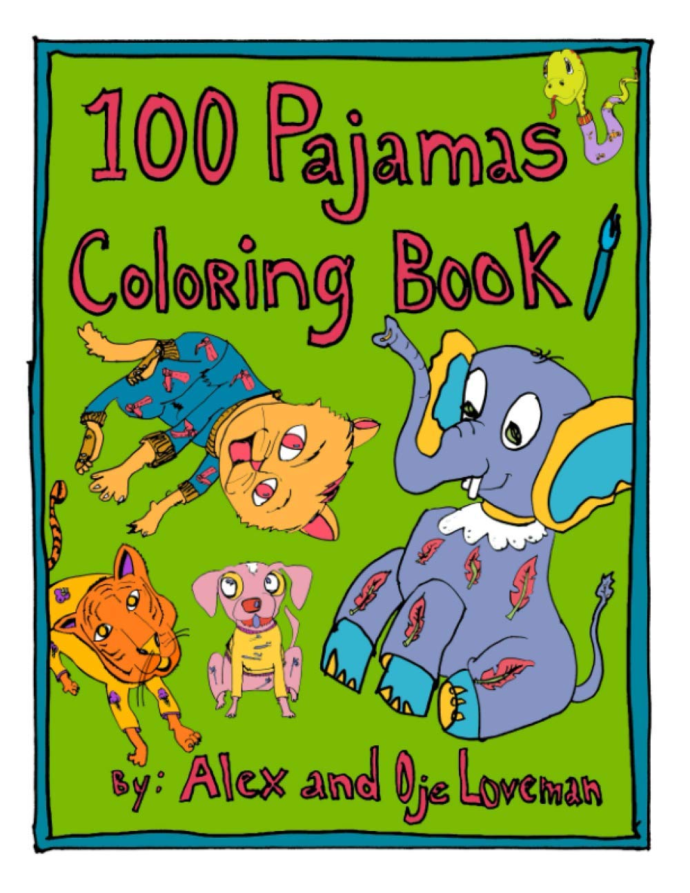 100 Pajamas: Coloring Book Novels & Short Stories