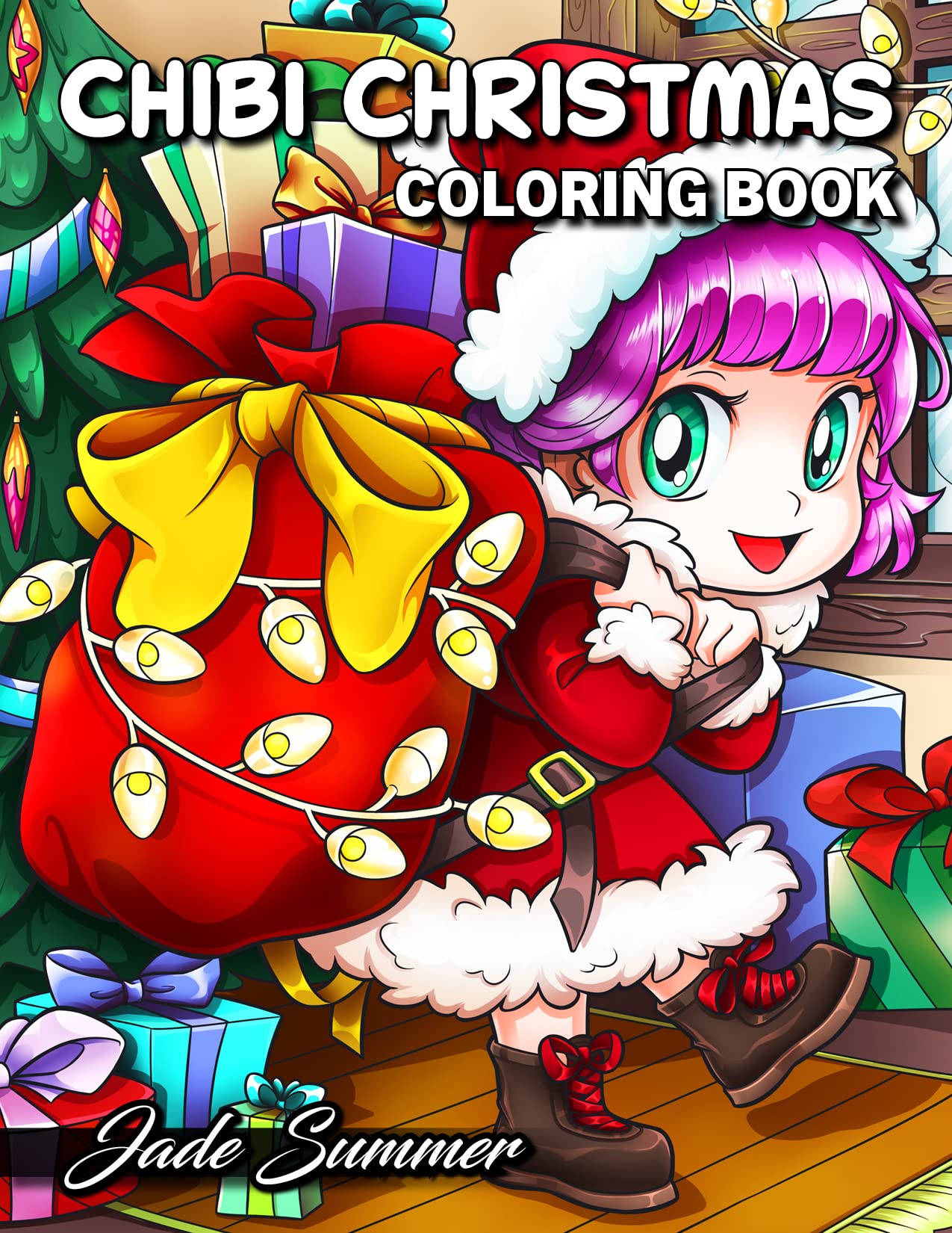 Chibi Christmas: An Adult Coloring Book with Adorable Girls, Christmas Scenes, Winter Fun, Holiday Adventures, and More! Hobbies & Crafts