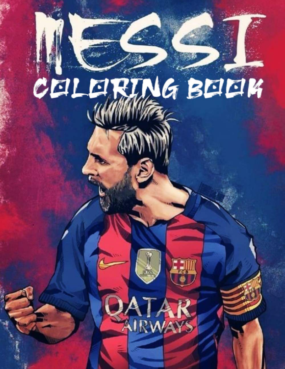 MESSI Coloring Book: The GOAT Coloring Book - Perfect Gift for Kids, Adults and ALL FANS book