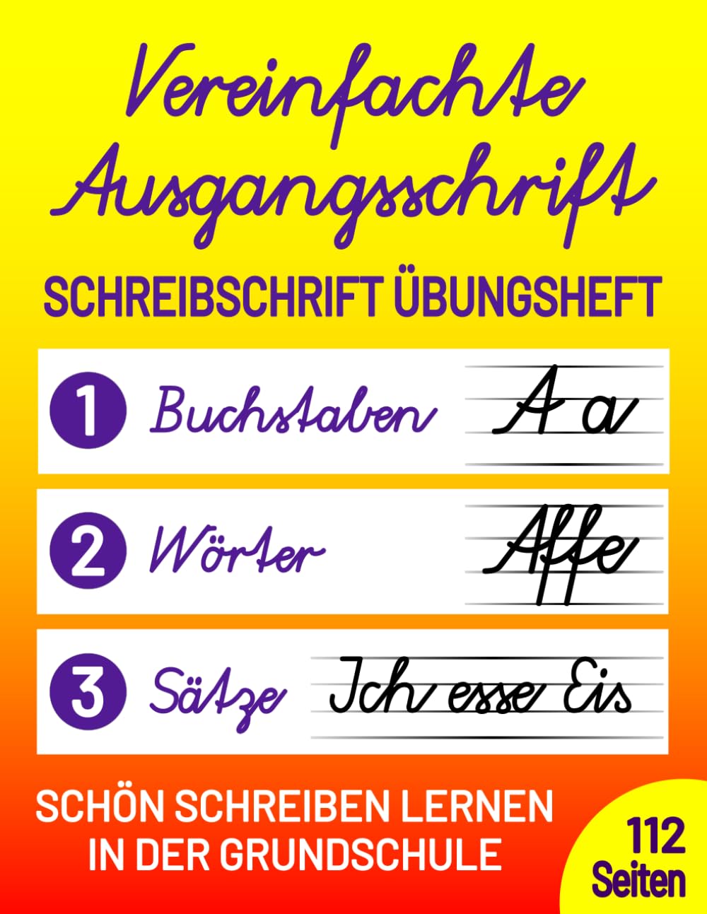 Schreibschrift Übungsheft Klasse 1, 2 und 3: Vereinfachte Ausgangsschrift (VA) - Schön Schreiben lernen in der Grundschule Media & Communication