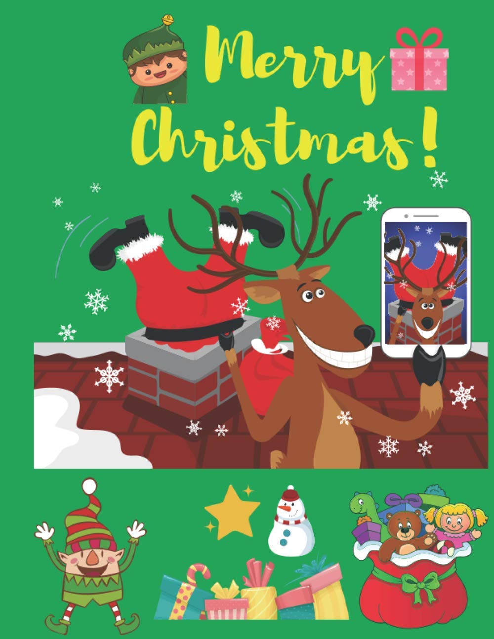 Merry christmas: Merry christmas merry christmas coloring book for kids. boys and girls. Novels & Short Stories