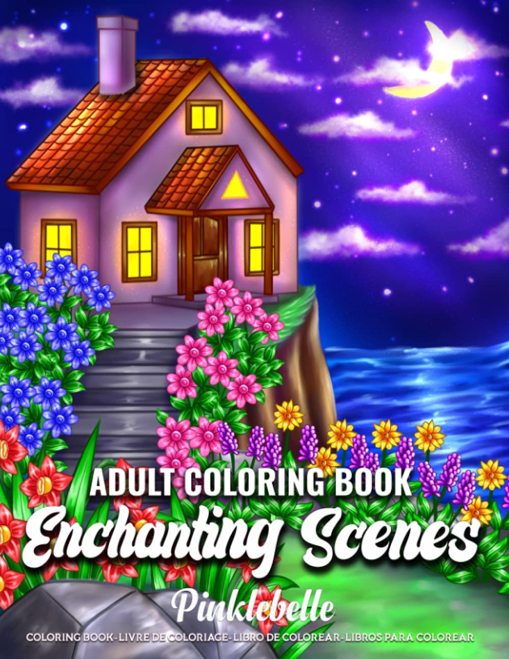 Enchanting Scenes: Adult Coloring Book for Women Featuring Lovely Houses and Relaxing Scenery for Stress Relief and Relaxation Film, Art & Culture