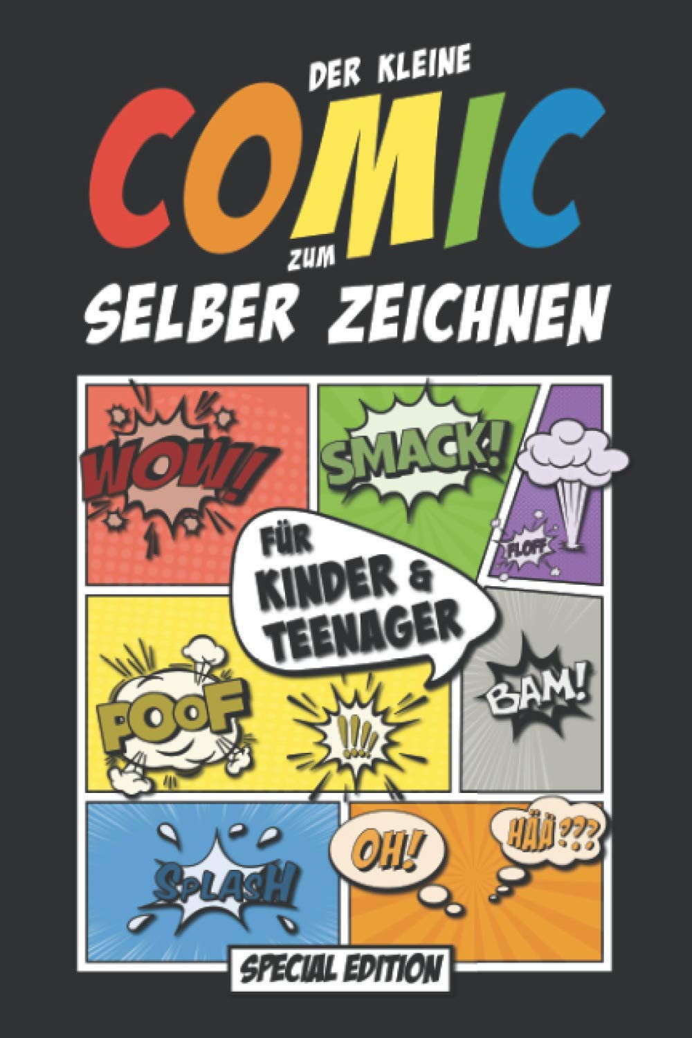 Der kleine Comic zum selber zeichnen für Kinder & Teenager: 100 Blanko Comic Seiten als Vorlage zum Zeichnen & selber gestalten Deines eigenen Comics book