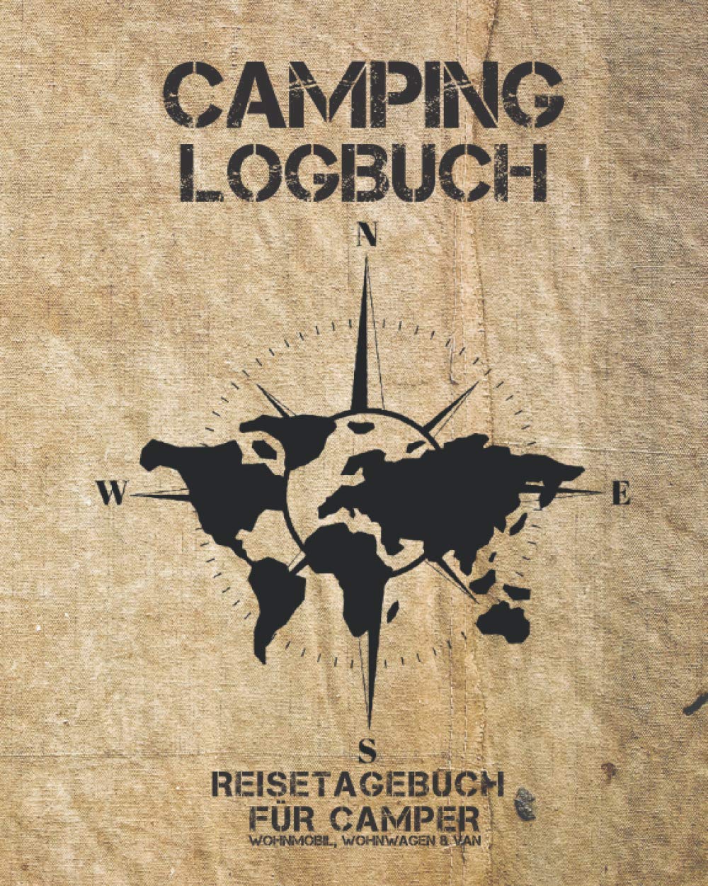 Camping Logbuch | Reisetagebuch für Camper | Wohnmobil, Wohnwagen & Van: Platz für 50 einzelne Stopps | ca. 162 Seiten | 8 x 10" Travel Guides