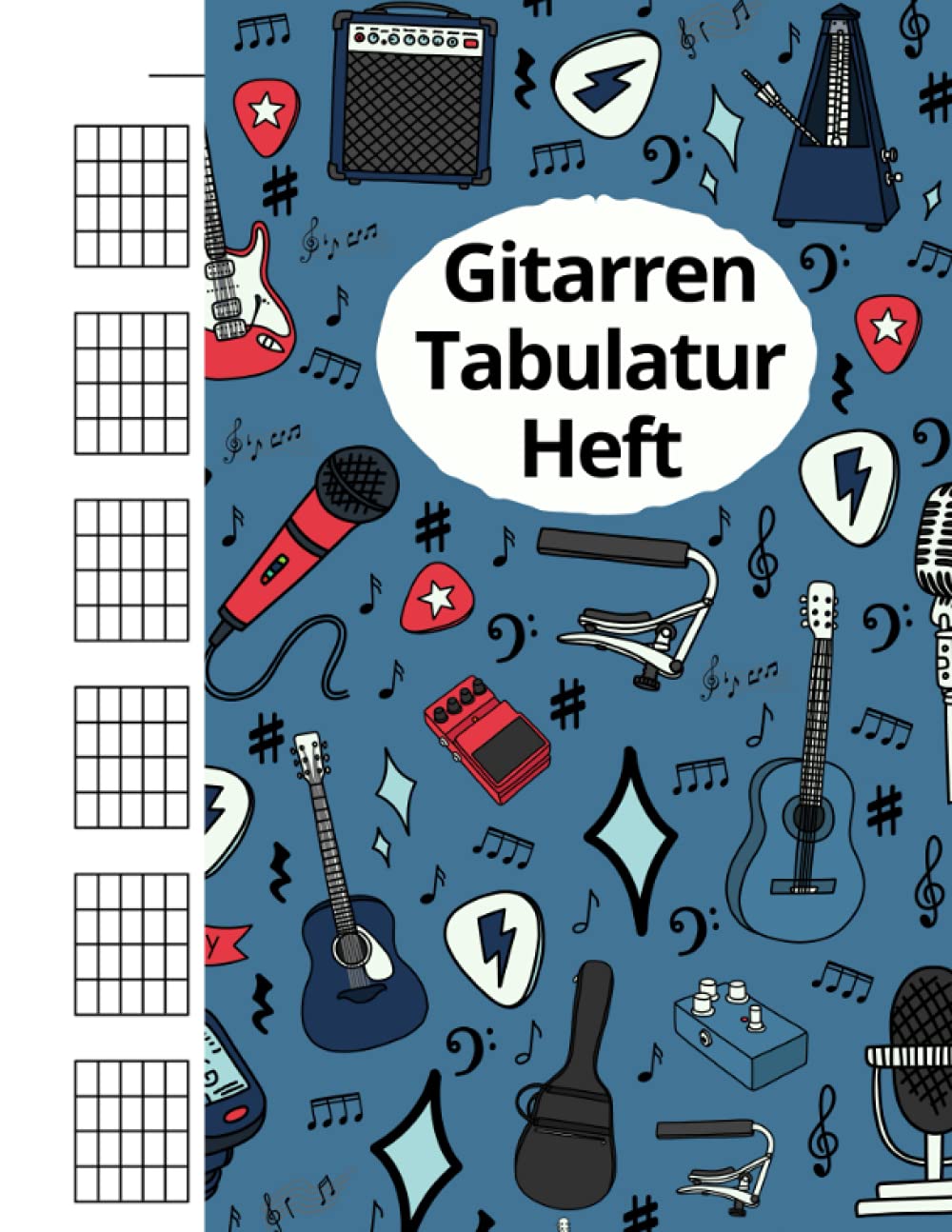 Gitarren Tabulatur Blanko Heft: Deine Unterstützung beim Gitarrenspielen Arts & Music