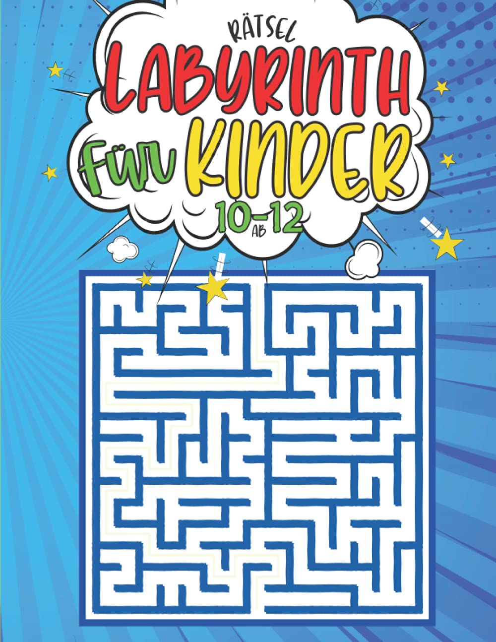 labyrinth rätsel für kinder ab 10-12: 100 Labyrinth 3 ebenen mit Lösungen - Aktivitätsbuch für Kinder - rätselhefte für kinder ab 10-12 jahren - ... Kinder - Geschenkidee fur Mädchen und Jungen Leisure & Fun