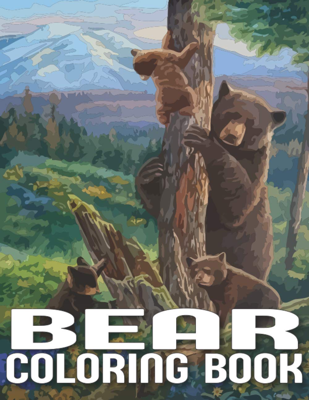 Bear Coloring Book: An Adult Bear Coloring Book with 29 Beautiful Bears Designs For stress relieve And Relaxation Film, Art & Culture