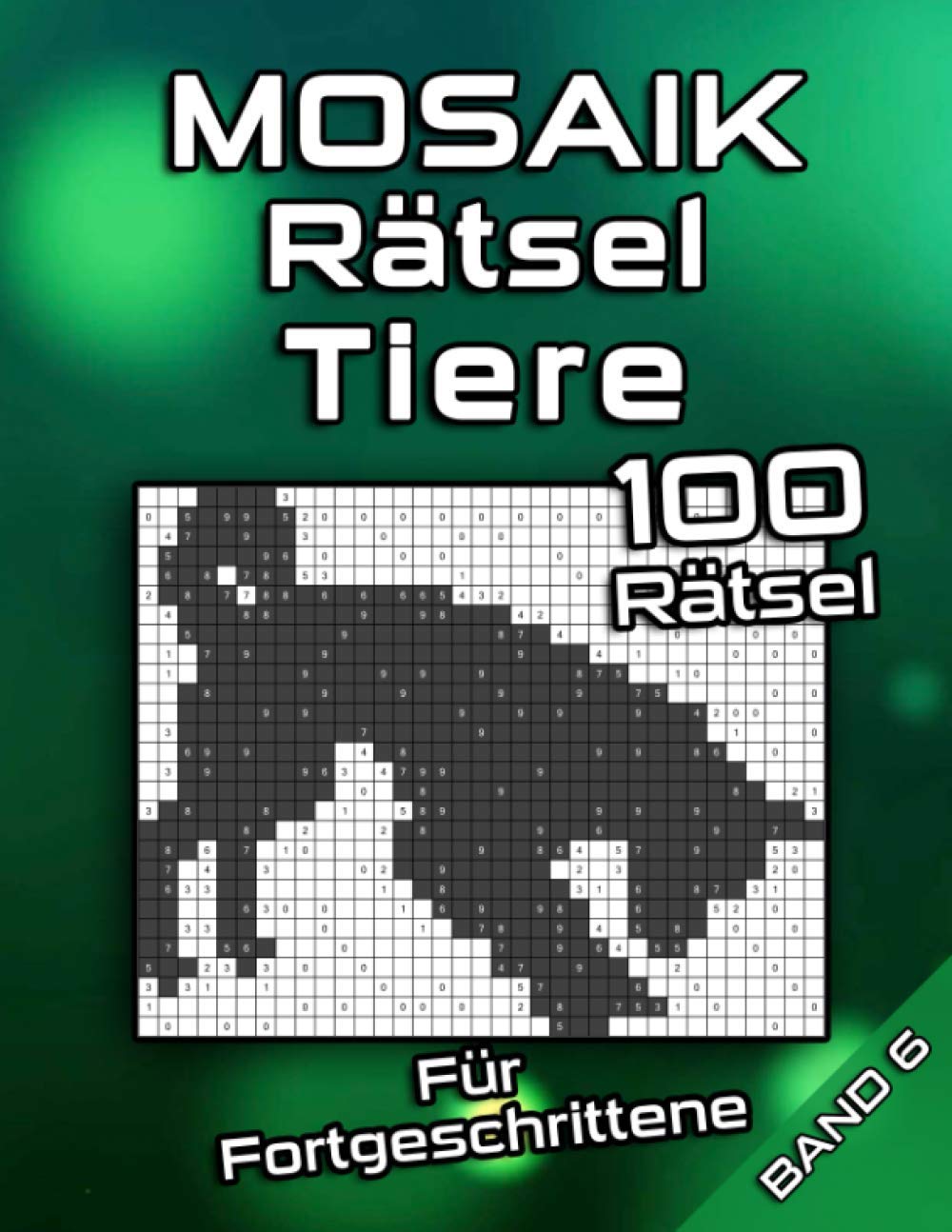 Tierische MOSAIK Rätsel: Logikrätsel mit mittelschweren Bilderrätseln | Denksport & Gehirnjogging für Erwachsene und Senioren (Mosaik Puzzles) Sports Books