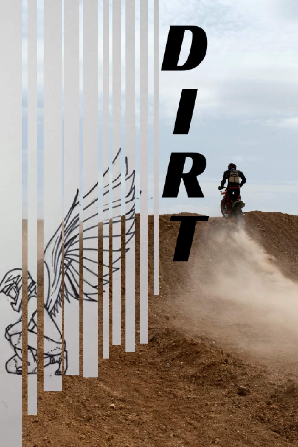 Notebook "dirt road" moto: carnet de note moto book