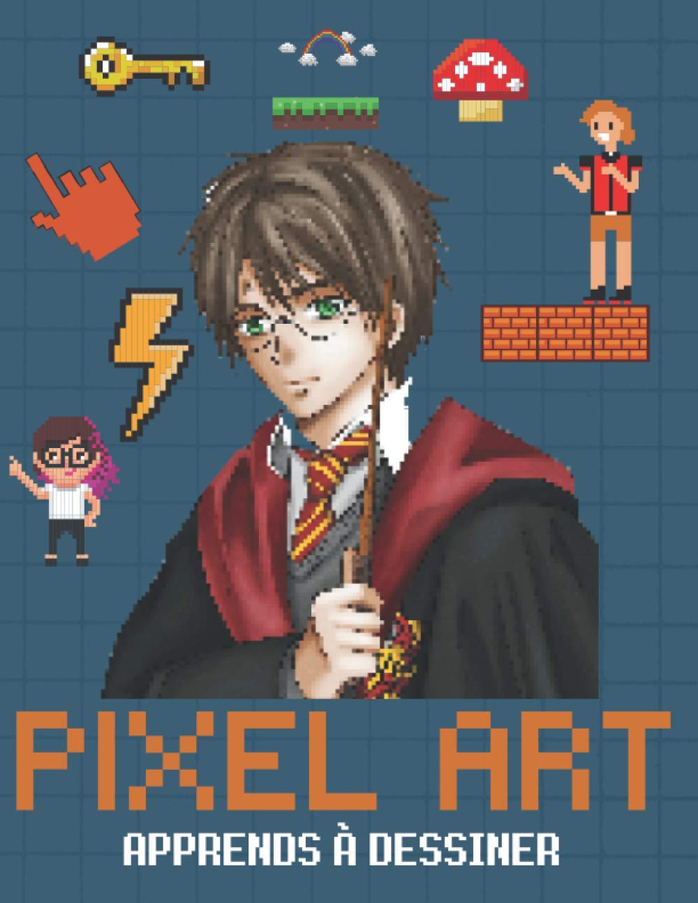 Pixel Art Apprends à dessiner: Un cahier de dessin pour s'exercer à l'art du coloriage pixelisé - Entraine toi à dessiner tes personnages préférés - Super idée cadeau Tiptoi & Games