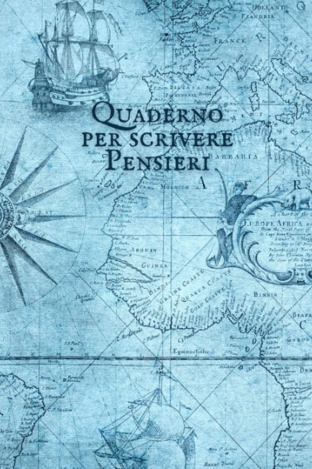 Quaderno per scrivere pensieri: diario da scrivere con pagine a righe, per appunti, ricette, pensieri, formato 6x9 pollici, perfetto per le tue idee regalo originali book