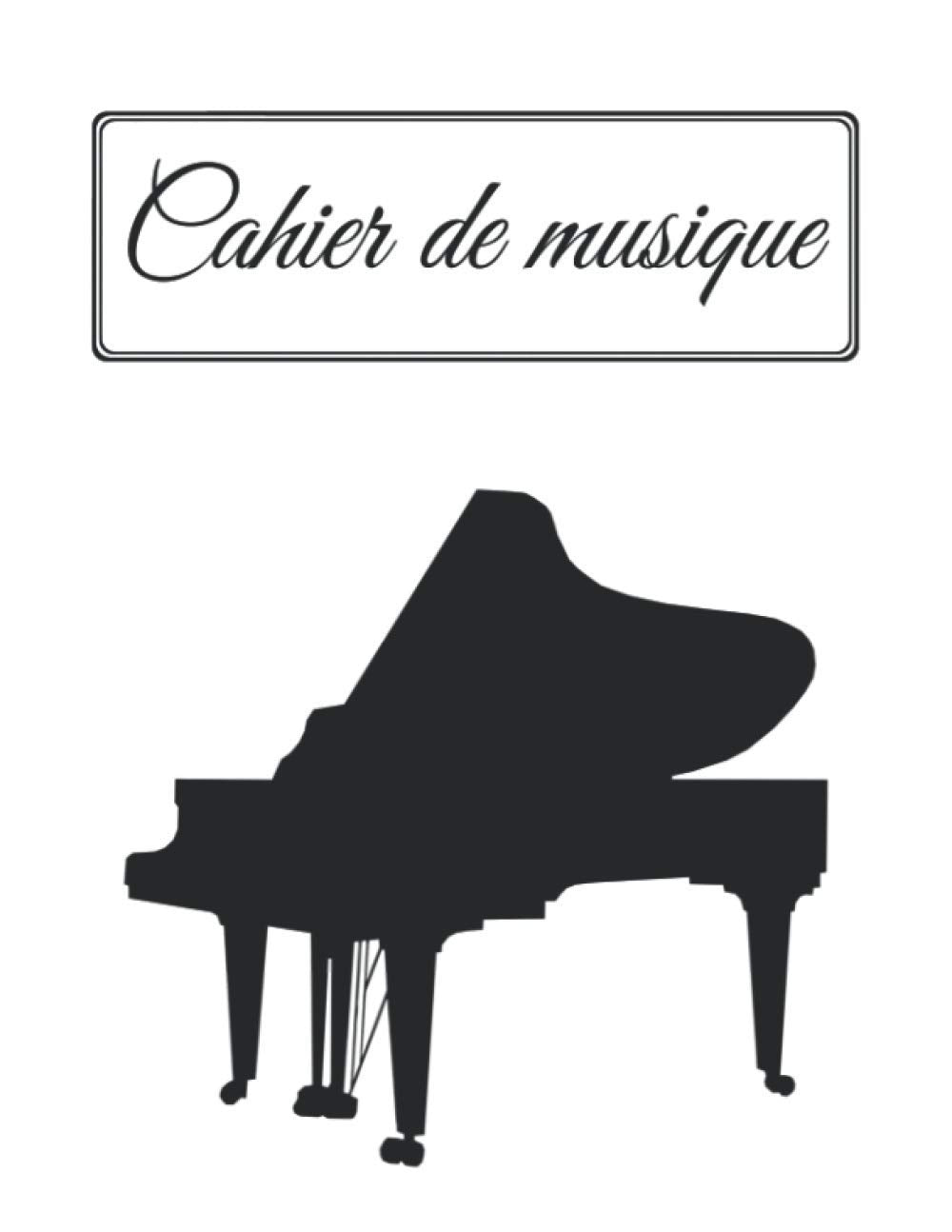 Cahier de Musique avec Portée Grand Format: Carnet de Partitions - 105 Pages - 12 Portées par Page - Composition Musicale - à Remplir book
