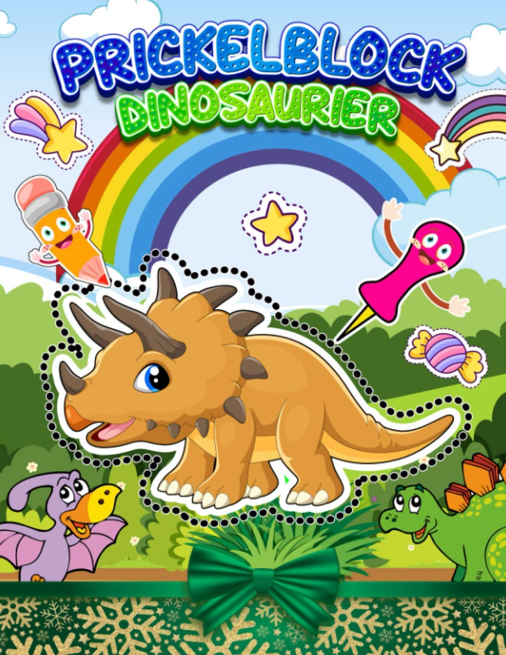 Prickelblock Dinosaurier: Prickelset Kinder Dinosaurier | Prickelbilder Set Kinder zu Prickeln Und Ausmalen Für Kinder Ab 5 - 7 | Prickel-set ... Legen, Prickeln Für Jungen & Mädchen Learning & Reference
