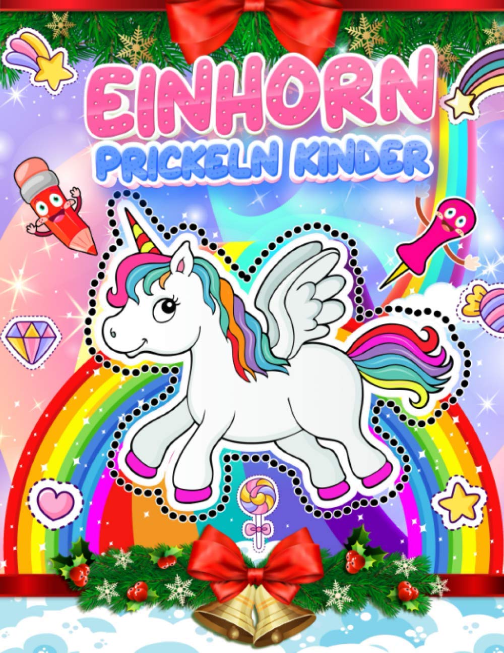 Prickeln Einhorn Kinder: Spaß Prickelblock Mädchen Zu Aktivitätsbuch für Kinder 4-7 jahre | Prickelbilder & Prickelnadel Set Kinder zu Prickeln und Ausmalen Study Guides