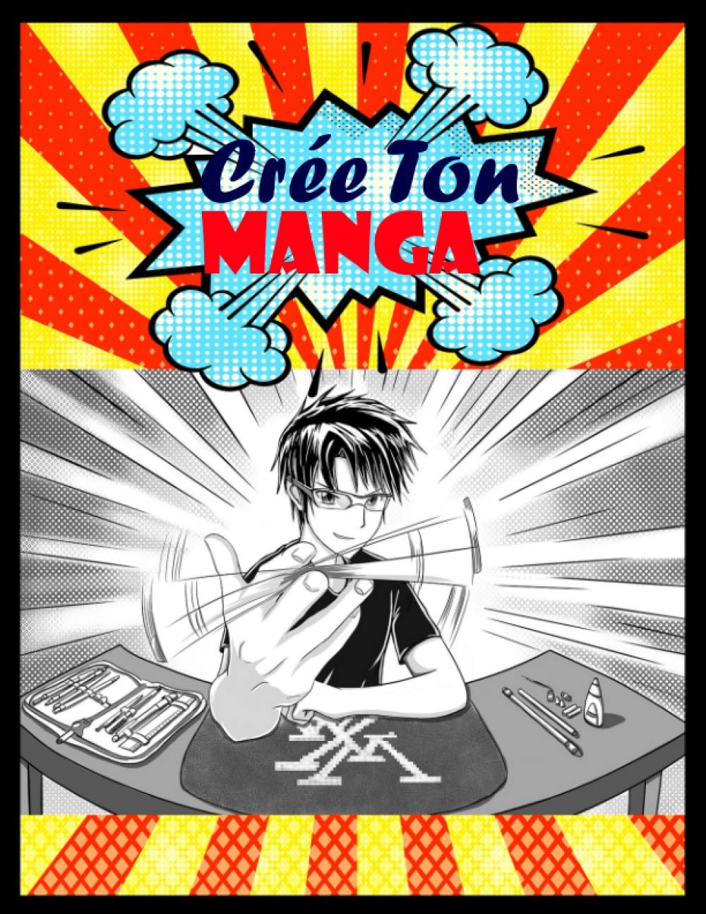 Crée ton manga: Manga Vierge A Dessiner/Planches de Manga Vierges Pour Adultes et Enfants Film, Art & Culture