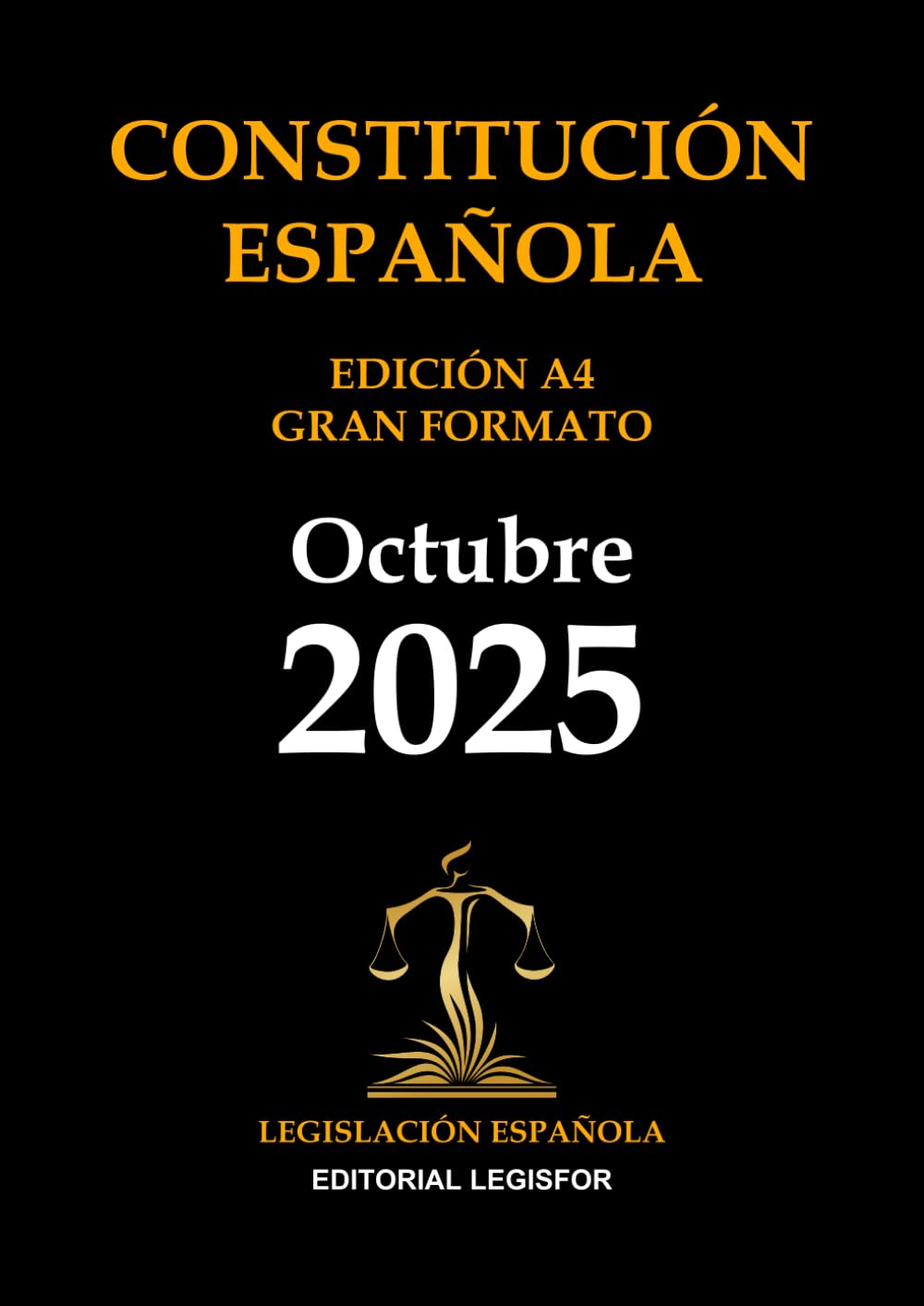 Constitución Española. Edición A4 Gran Formato book