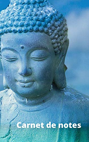 Carnet de notes: Carnet de notes, de rêves, journal intime et idée cadeau pour filles, 100 pages, format A5 - Couverture zénitude de bouddha bleue book