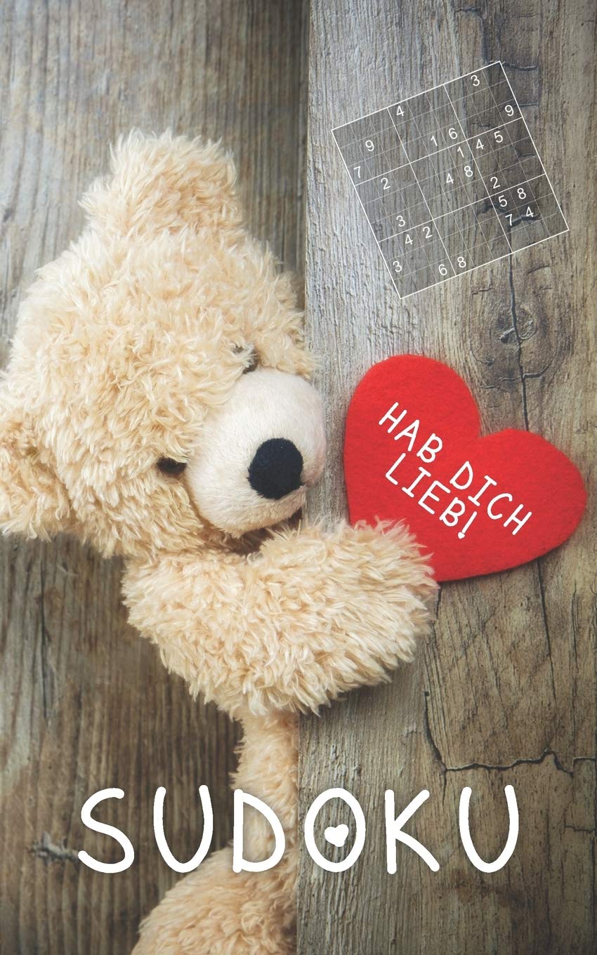 HAB DICH LIEB - Sudoku: 150+ knifflige Rätsel | Kleines Taschenbuch | Geschenk Idee zum Valentinstag | Für Mama, Papa, Oma, Opa oder diese eine besondere Person Lifestyle