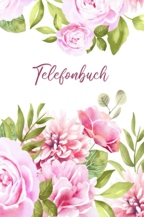 Telefonbuch: Adressbuch für über 400 Kontakte | Kontaktbuch | Adressbuch & Telefonbuch mit A-Z Register | Notizbuch zum Aufzeichnen von Telefonnummern, Adressen, Mailadressen und Geburtstag Business, Finance & Career