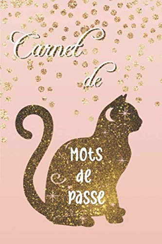 Carnet de Mots de Passe: Mot De Passe Internet | Cahier Personnel Des Identifiants De Connexion | Repertoire Alphabetique | En Francais | Chat Doré ... 15,24 x 22,86 Centimètres, 110 pages, broché Computer Science