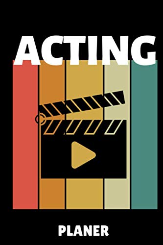 ACTING PLANER: A5 TAGESPLANER Schauspielen | Schauspieler werden | Theater | Film | Fernsehen | Geschenkidee für Künstler | Beruf | Casting | Schauspielschule Film, Art & Culture
