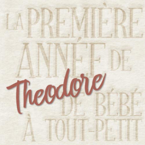 La première année de Theodore - de bébé à tout-petit: Album bébé à remplir pour la première année de vie - Album naissance garçon book