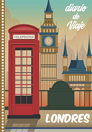 Diario de Viaje Londres: Cuaderno Diario,Notebook 108 páginas ILUSTRADAS Libro de Actividades de Vacaciones a Rellenar, Libro de Seguimiento de Viajes, Regalo Para Ofrecer. Made in Spain. book