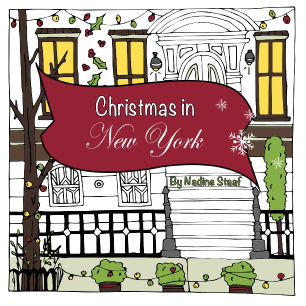 Christmas in New York: Coloring Book book