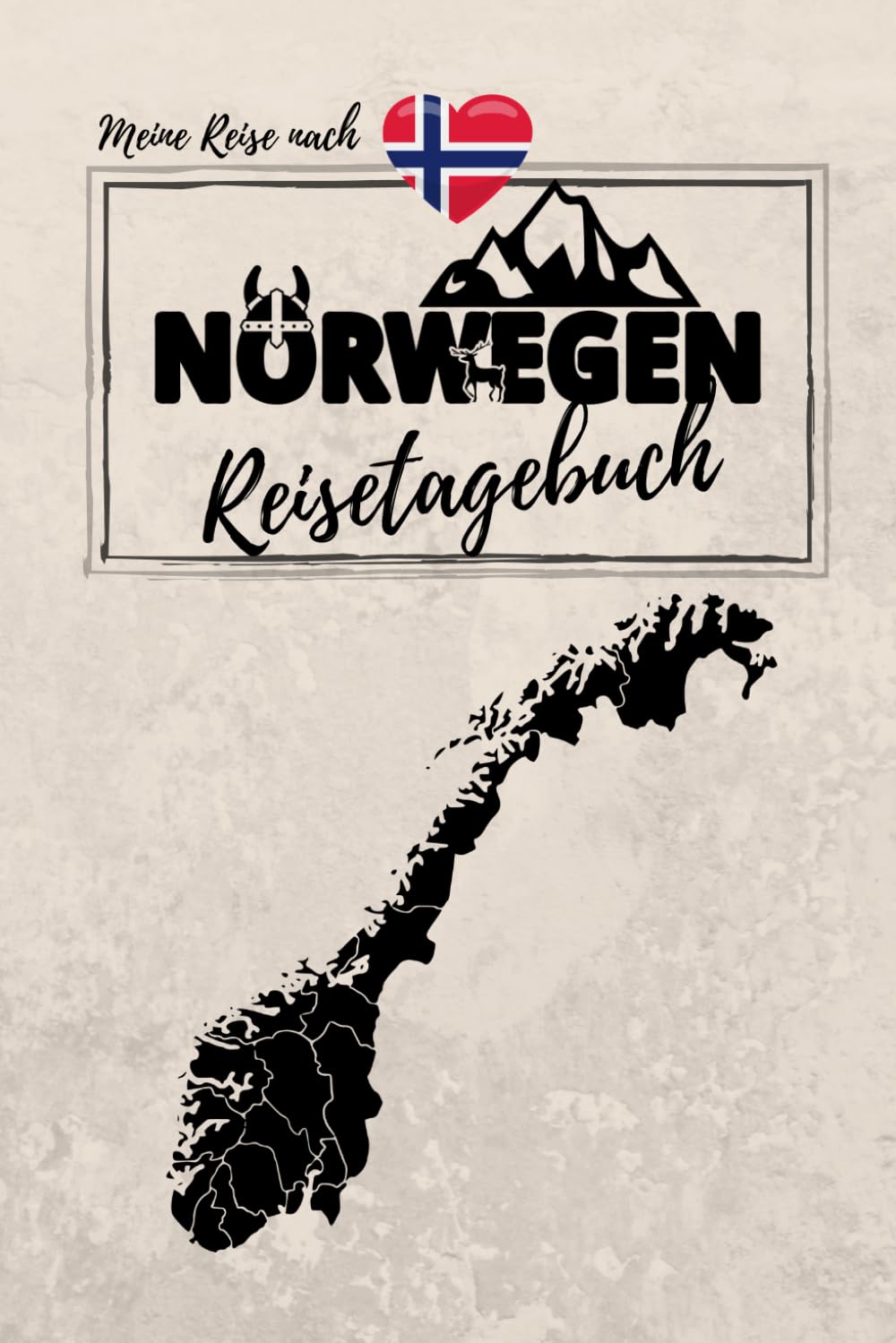 Meine Reise nach NORWEGEN | REISETAGEBUCH: Tagebuch zum Ausfüllen, Eintragen & Selberschreiben | ca. A5 (15,24 x 22,86 cm) Travel Books