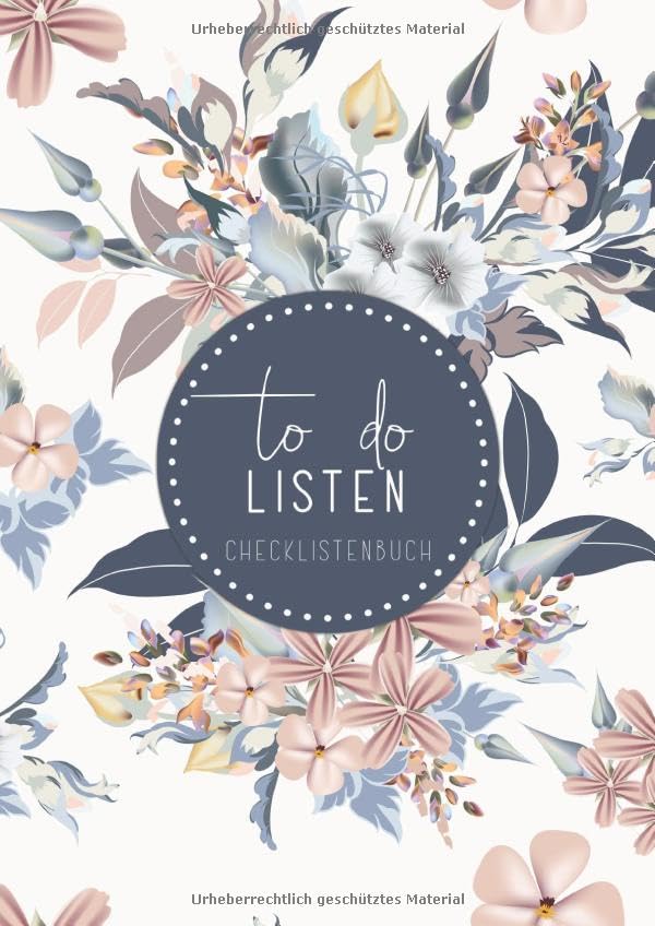 To Do Listen - Checklistenbuch: Checklisten Buch, Aufgabenplaner & to do Listen Planer mit Register • Din A4 86 Seiten - 28 Checkboxen pro Seite und Platz für Notizen Business, Finance & Career
