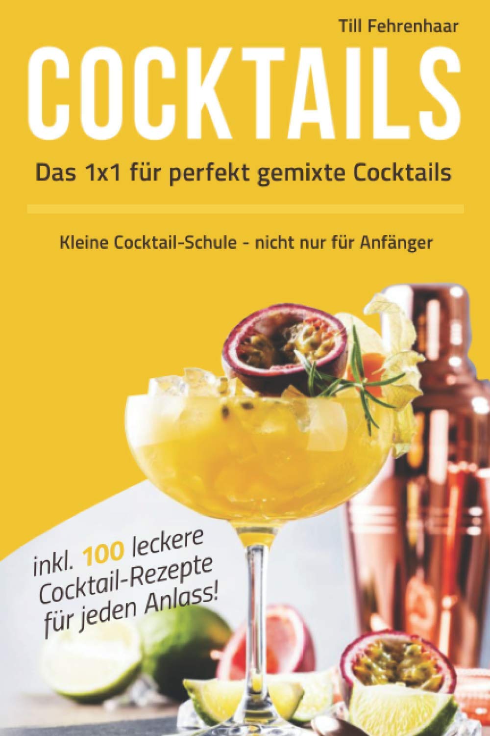 Das 1 x 1 für perfekt gemixte Cocktails: Kleine Cocktail-Schule - nicht nur für Anfänger inklusive 100 leckere Cocktail-Rezepte für jeden Anlass Leisure, Home & Garden