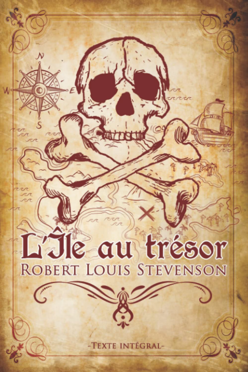 L'île au trésor - ROBERT LOUIS STEVENSON - Texte intégral: Édition illustrée | Traduction Pascal Grousset | 207 pages Format 15,24 cm x 22,86 cm Classics