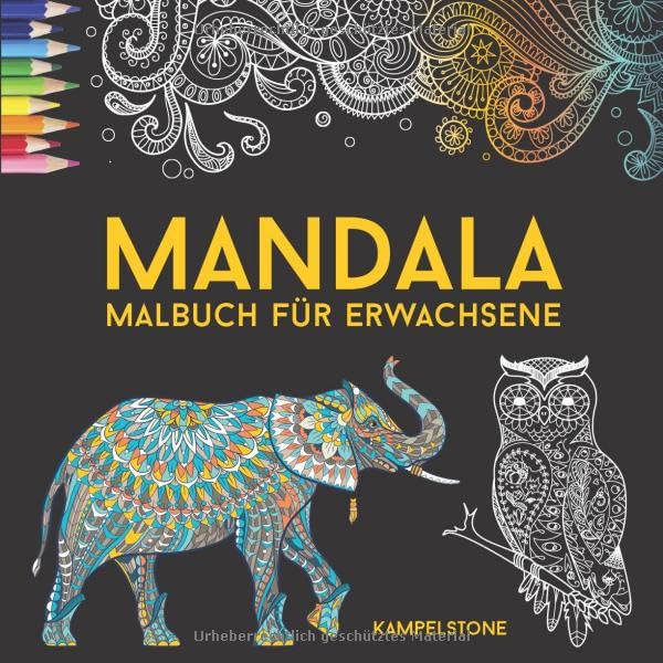 Mandala Malbuch für Erwachsene: 200 Mandales zur Entspannung und Befreiung vom Stress Health, Nutrition & Fitness